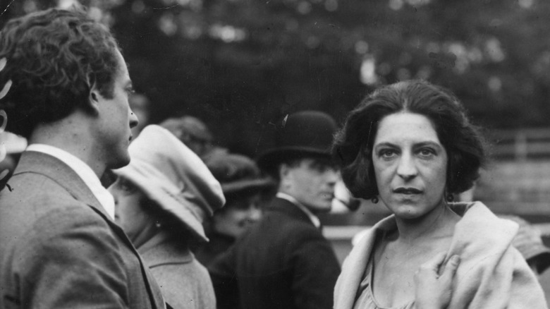 Suzanne Lenglen at her first Wimbledon