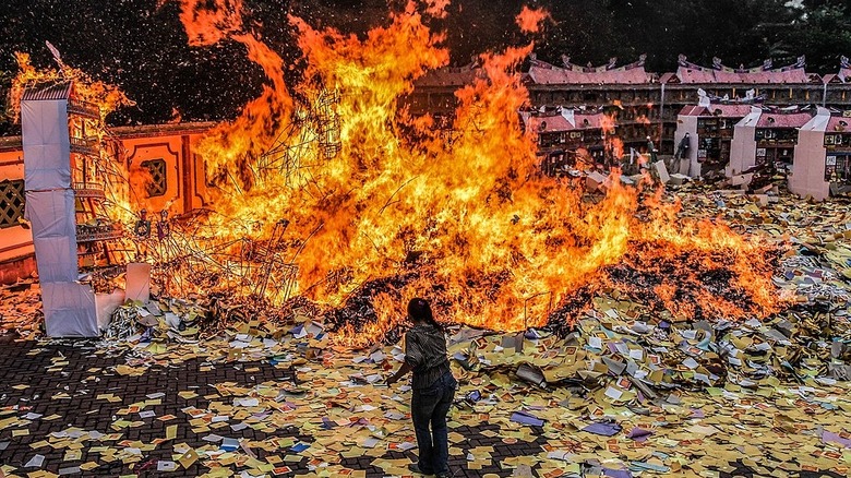 Hungry Ghost Festival in China