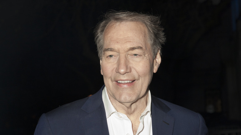 Charlie Rose in blue suit