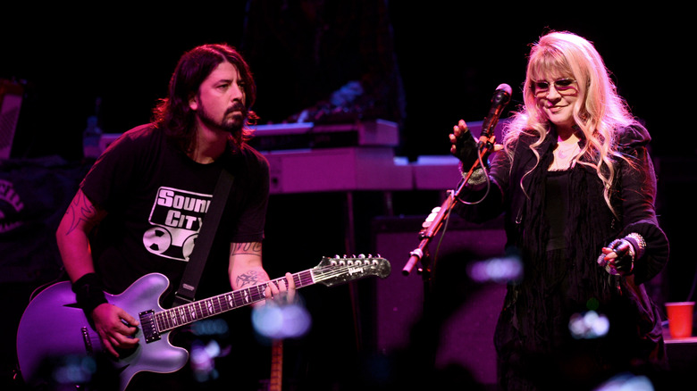 Dave Grohl and Stevie Nicks 