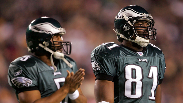 Terrell Owens and Donovan McNabb