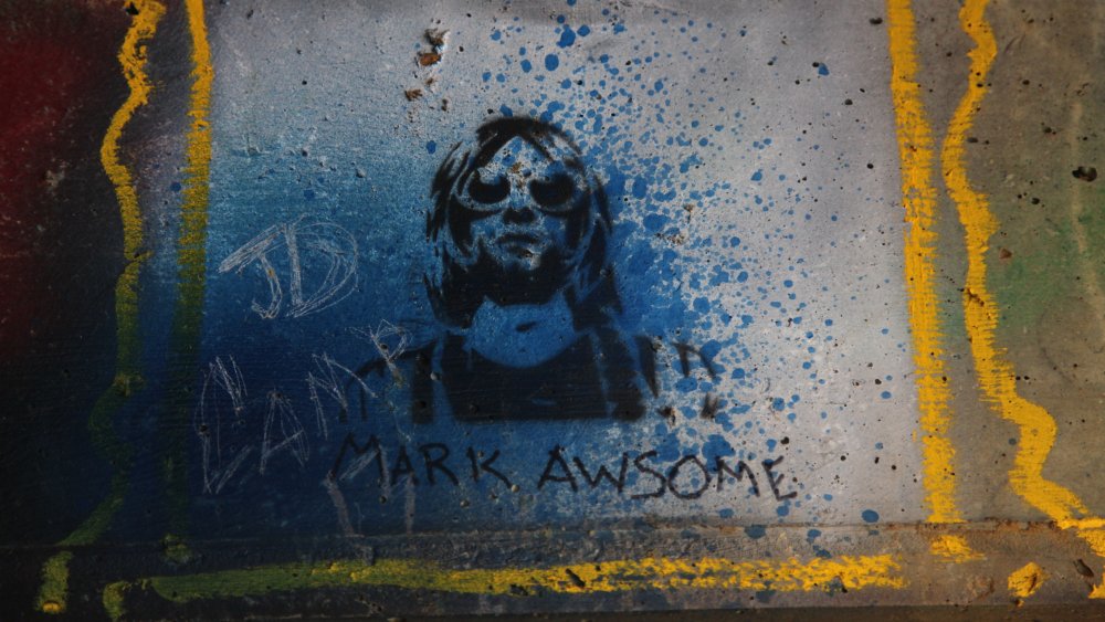 kurt cobain graffiti