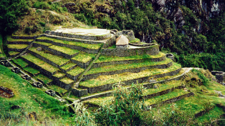 ruined inca site