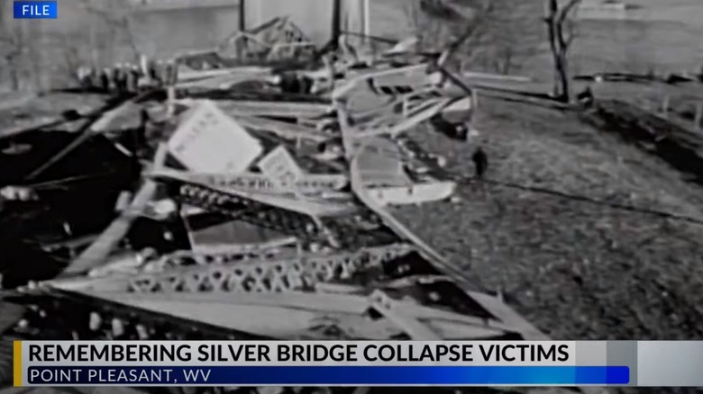 collapsed Silver Bridge West Virginia