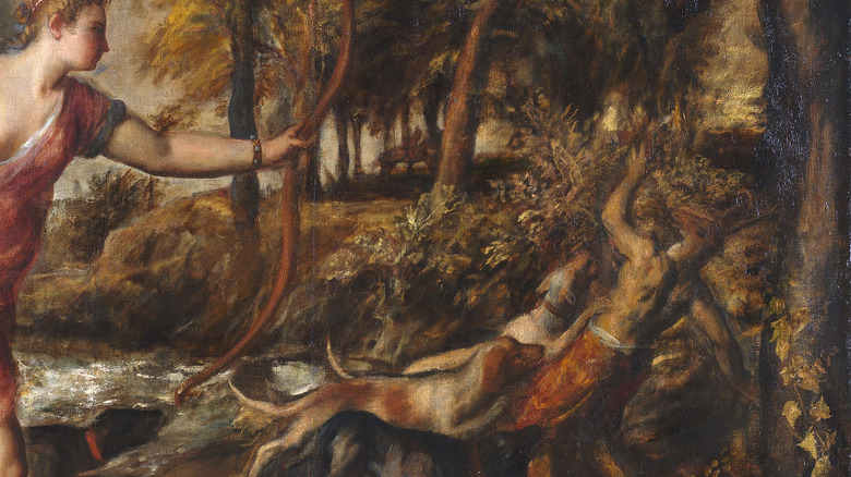  Actaeon being eaten by his hounds