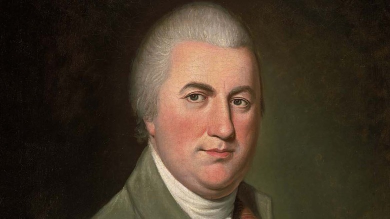 painting of Nathaniel Gorham looking serious 