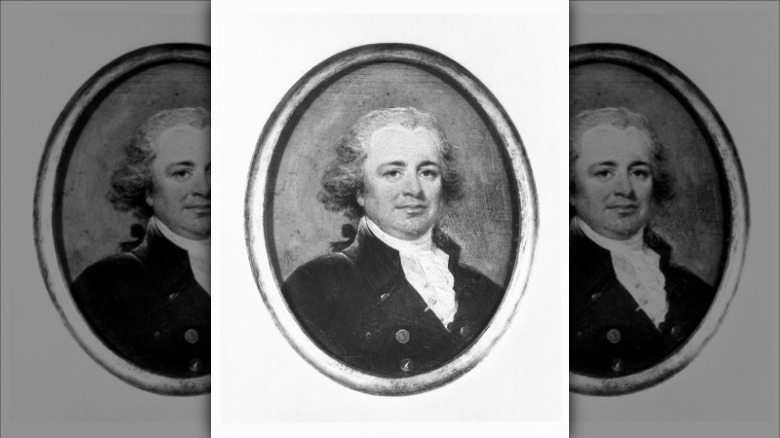 oval portrait of Thomas Mifflin smiling 