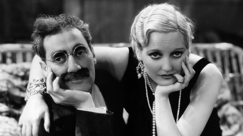 Groucho Marx and Thelma Todd