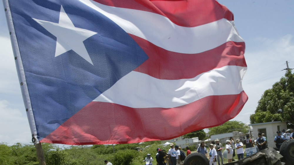 Vieques and Puerto Rican Flag