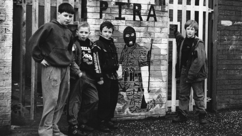 Belfast IRA graffiti 1994