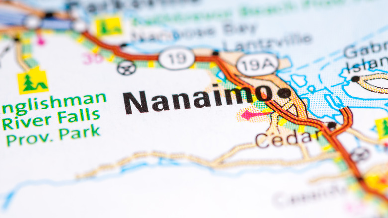 Nanaimo map