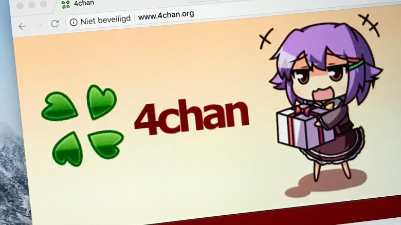 4Chan website homepage