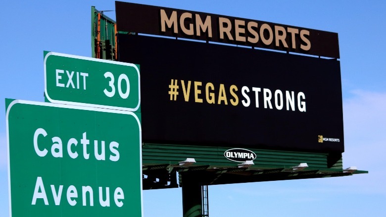 #VegasStrong billboard