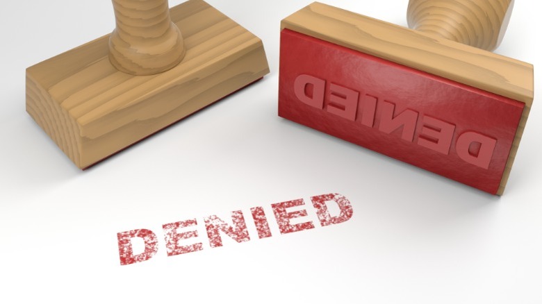 denied rubber stamp