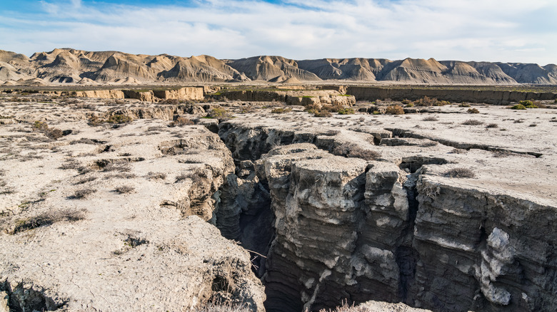 Faults in Earth's crust