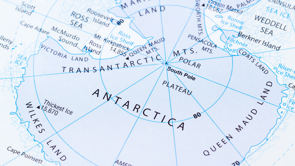 Antarctica map