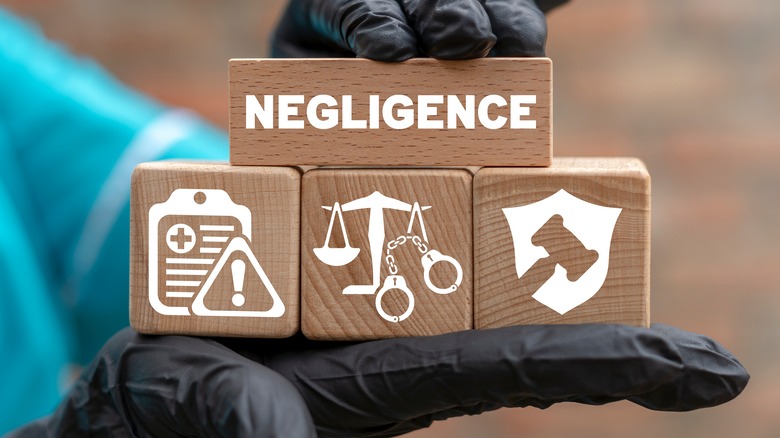 Negligence word blocks