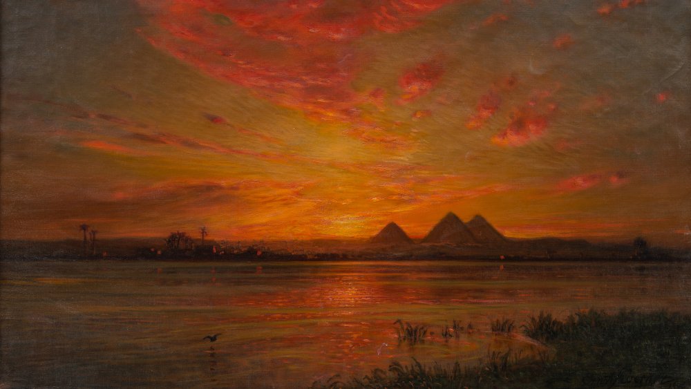 Sunset on the Nile, Ernst Koerner, 1906