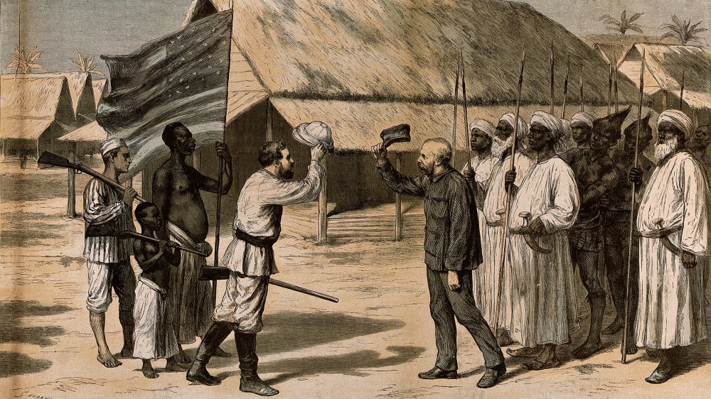 Meeting between David Livingstone and Henry Morton Stanley in 1872