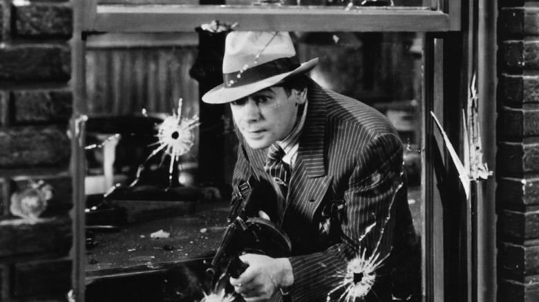 Frame from the 1932 gangster film "Scarface"