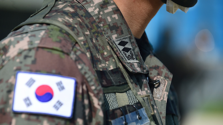 South Korean soldier
