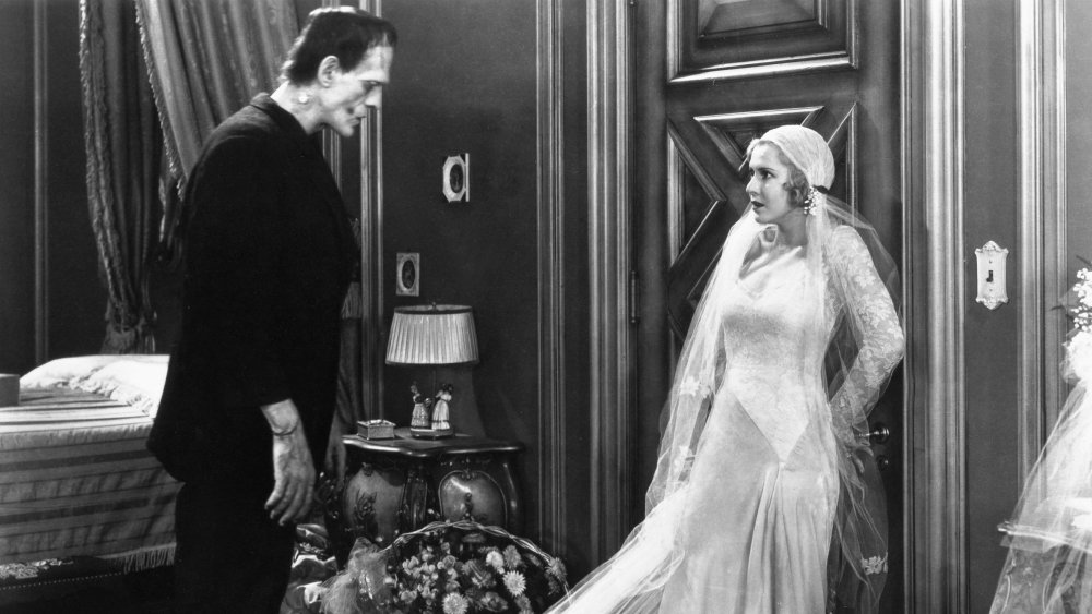 Boris Karloff and Mae Clarke in Frankenstein