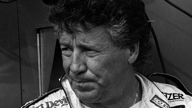 mario andretti looking to side