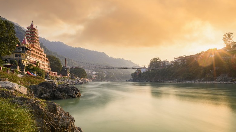 Ganges River at sunset