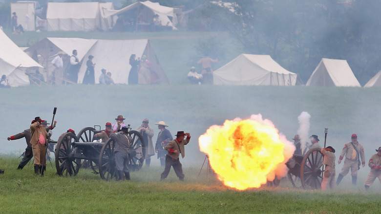 Civil War reenactment, Battle of Gettysburg