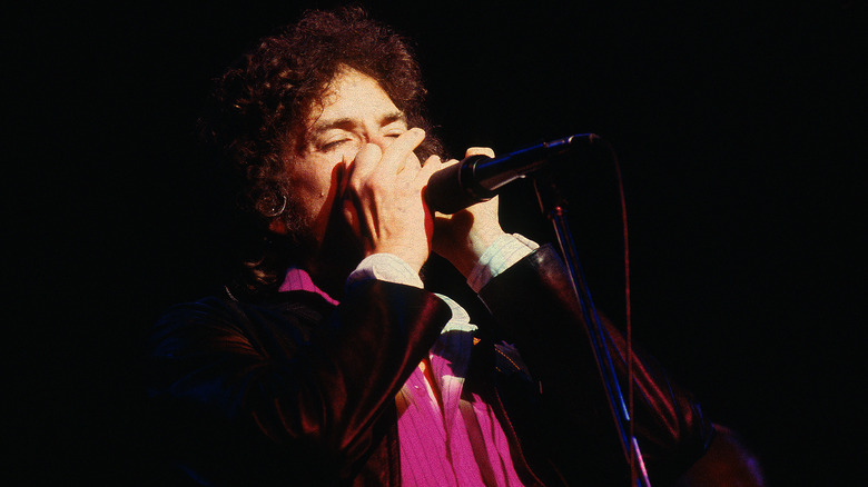 Bob Dylan on stage