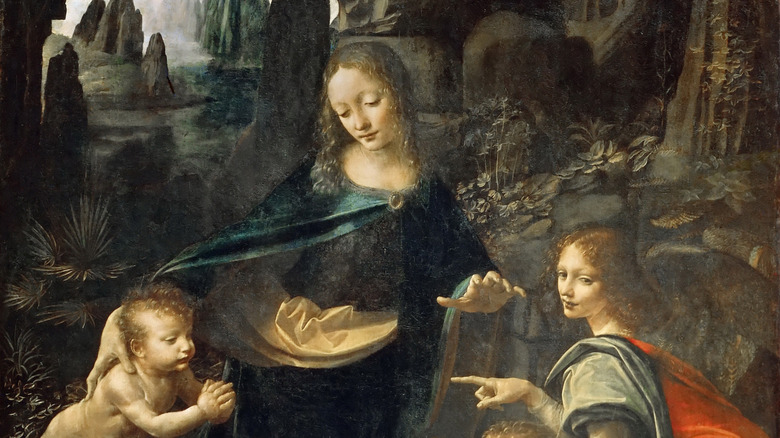 virgin of the rocks by leonardo