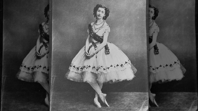 ballerina Emma Livry wearing dress