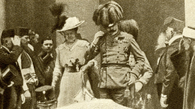 Franz Ferdinand and Sophia walking