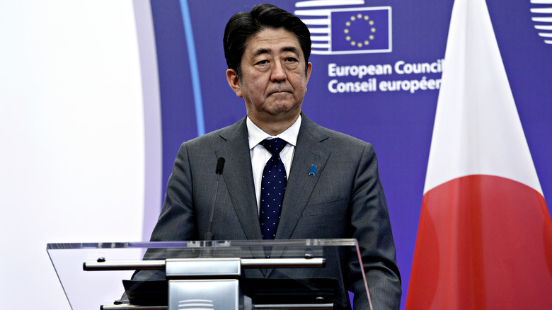 Shinzo Abe in 2016