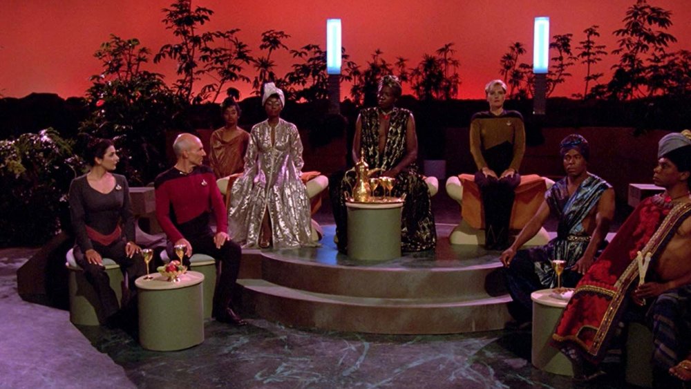 Screenshot from "Code of Honor", Star Trek: The Next Generation