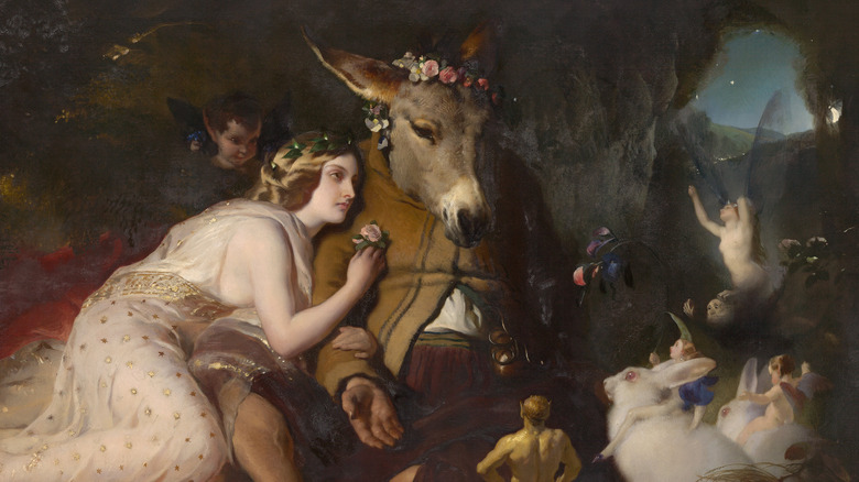 Edwin Landseer - Scene from A Midsummer Night's Dream. Titania and Bottom