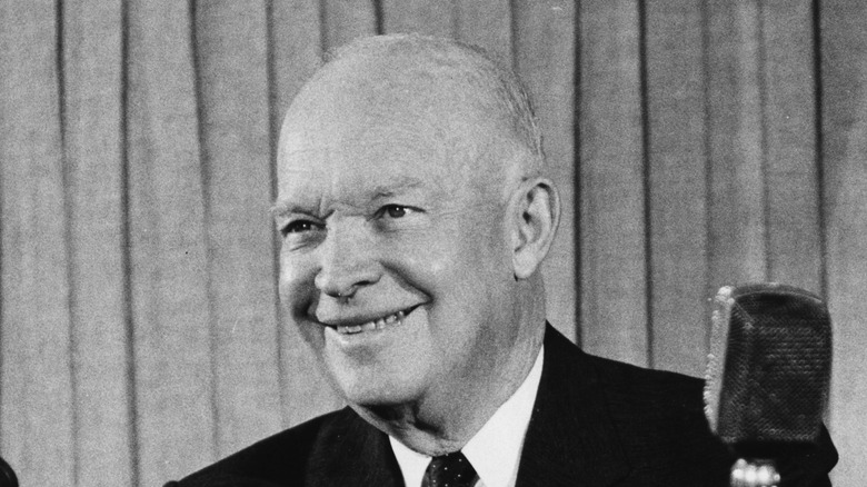 Eisenhower smiling