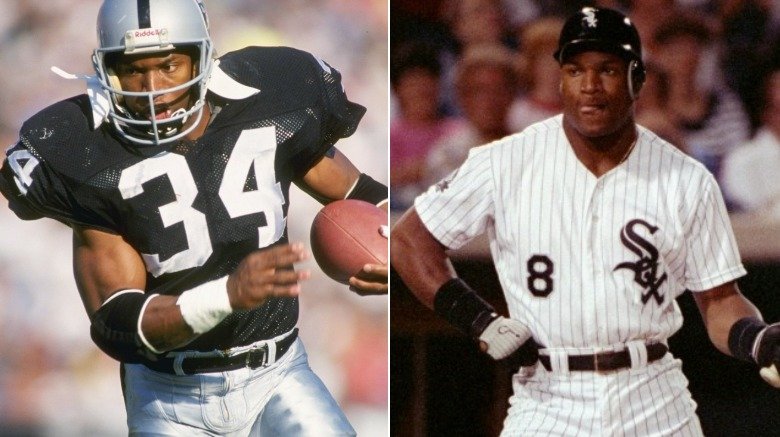 Bo Jackson football and baseball