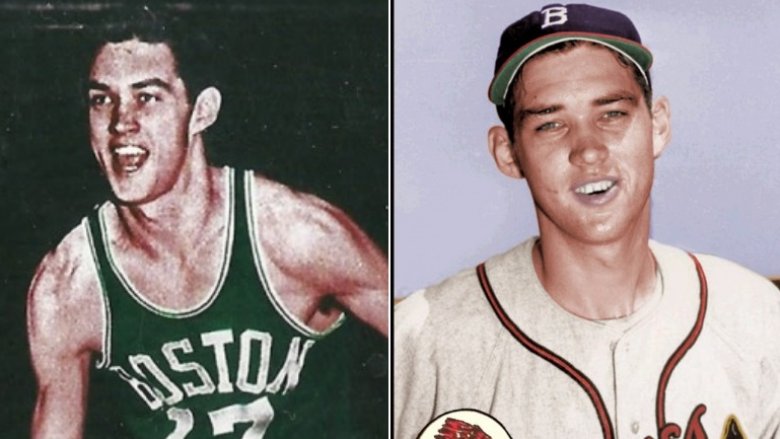 Gene Conley baseball and basketball cards