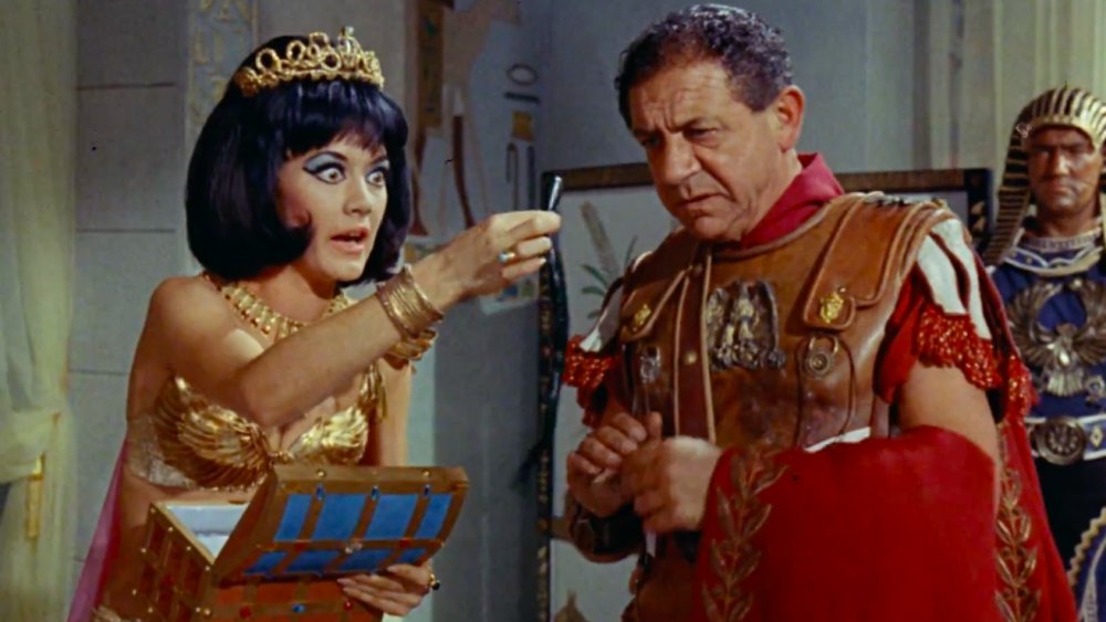 Amanda Barrie as Cleopatra and Sidney James as Marc Antony