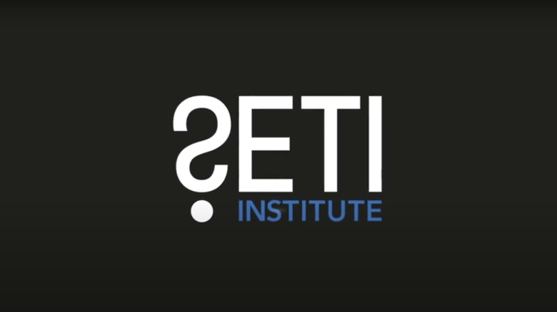 SETI Institute logo splash screen.