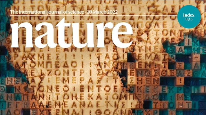 Nature magazine cover.