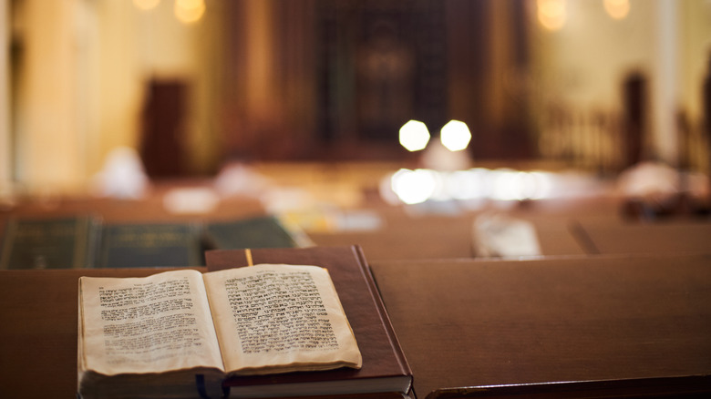 torah on an altar