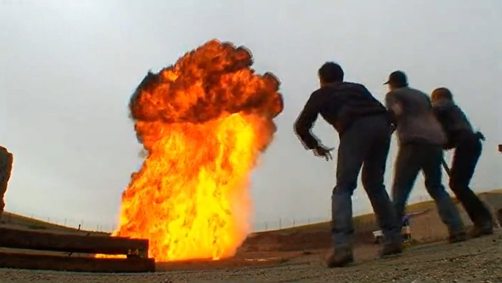 Coffee creamer fireball from MythBusters