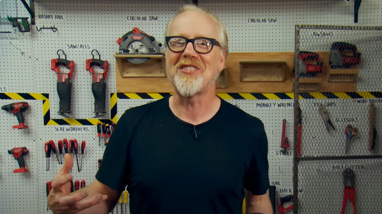 Adam Savage looking nervous