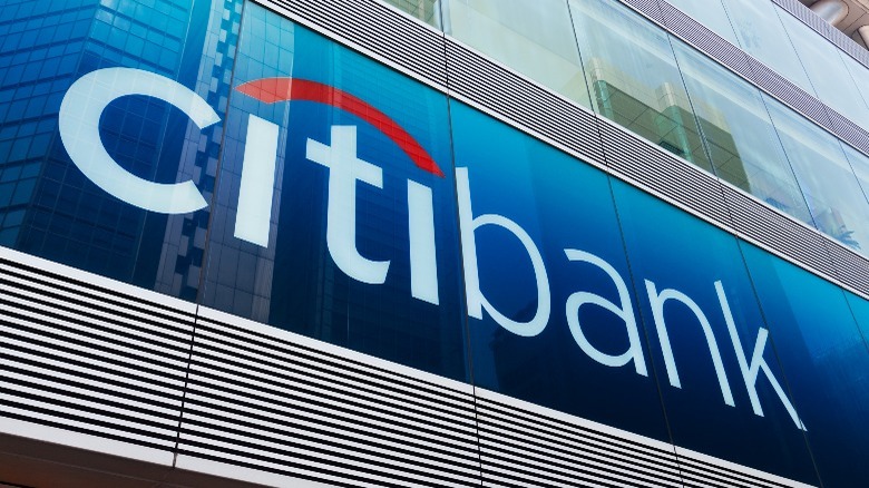 Citibank storefront logo