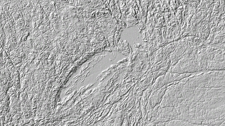 Elevation map of Sudbury Basin.