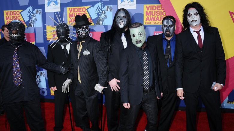 Slipknot on the red carpet