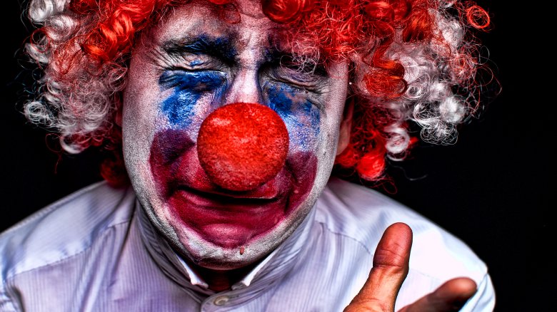 Crying clown