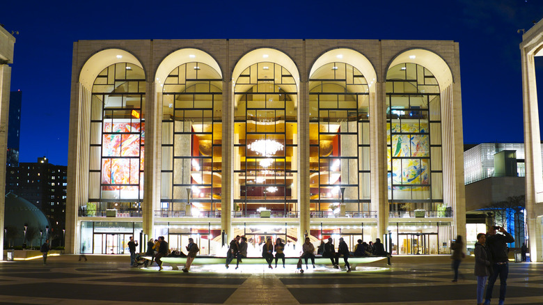 The Met at night